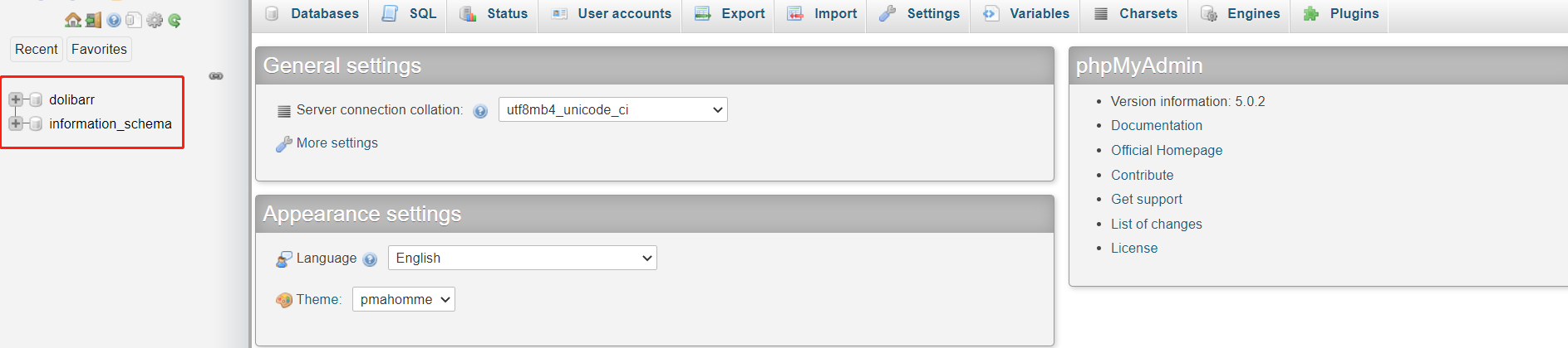 Managing MySQL Database via phpMyAdmin · GitBook
