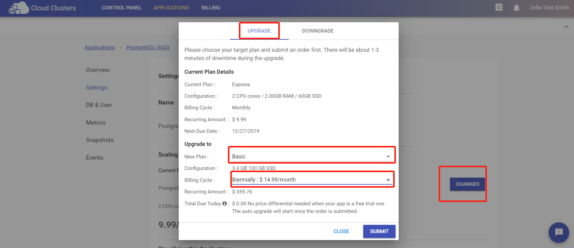 Upgrading or Downgrading a Plan · GitBook