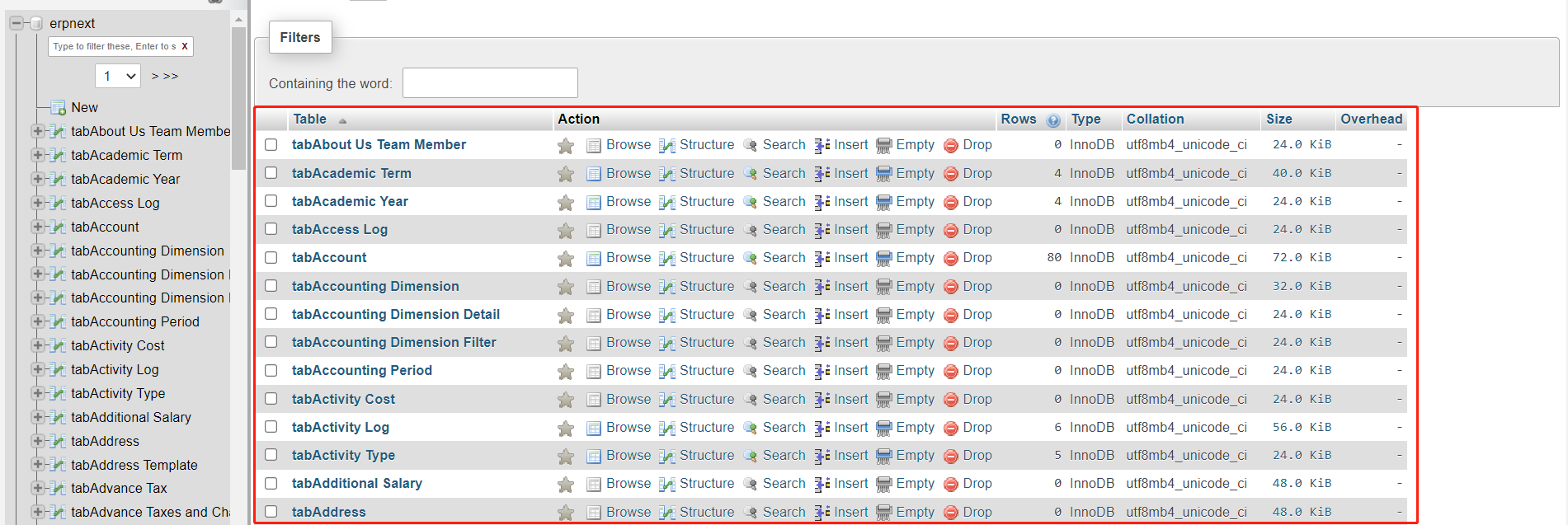 Managing Database via phpMyAdmin · GitBook