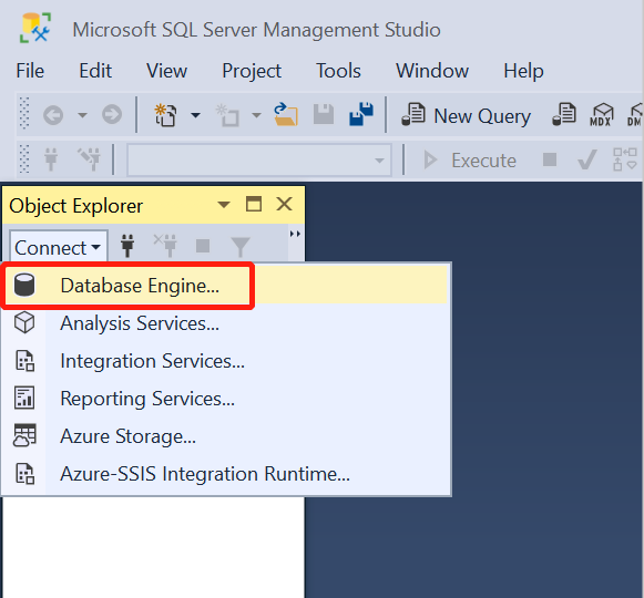 Connecting to SQL Server Using SSMS · GitBook